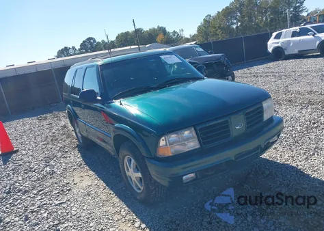 1998 Oldsmobile Bravada из США, поврежденный, VIN 1GHDT13W4W2728877